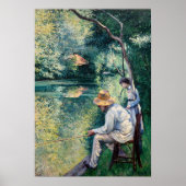 Gustave Caillebotte - Angling Poster (Voorkant)
