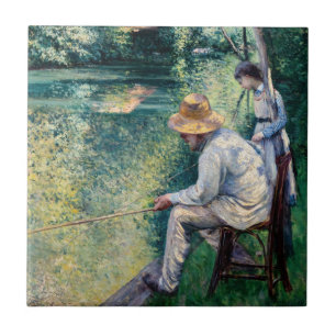 Gustave Caillebotte - Angling Tegeltje