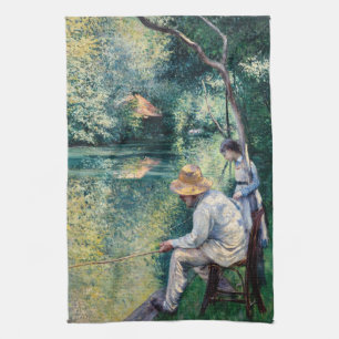 Gustave Caillebotte - Angling Theedoek