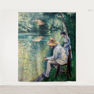 Gustave Caillebotte - Angling Wandkleed