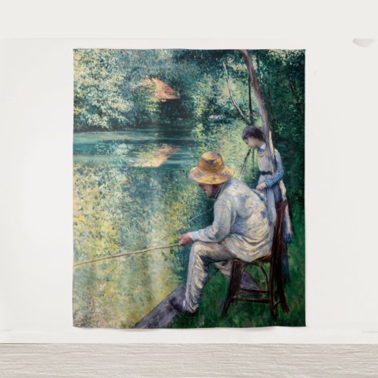 Gustave Caillebotte - Angling Wandkleed (Voorkant)