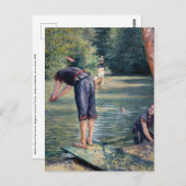Gustave Caillebotte - Baders, oever van de Yerres Briefkaart (Voorkant / Achterkant)
