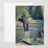Gustave Caillebotte - Bathers, Bank of the Yerres Kaart (Voorkant / Achterkant)