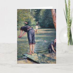 Gustave Caillebotte - Bathers, Bank of the Yerres Kaart