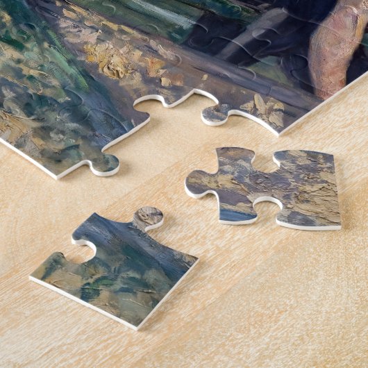 Gustave Caillebotte - Bathers, Bank of the Yerres Legpuzzel (Zijkant)