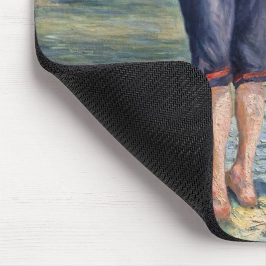 Gustave Caillebotte - Bathers, Bank of the Yerres Muismat (Hoek)