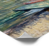 Gustave Caillebotte - Bathers, Bank of the Yerres Poster (Hoek)