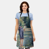 Gustave Caillebotte - Bathers, Bank of the Yerres Schort (Gedragen)