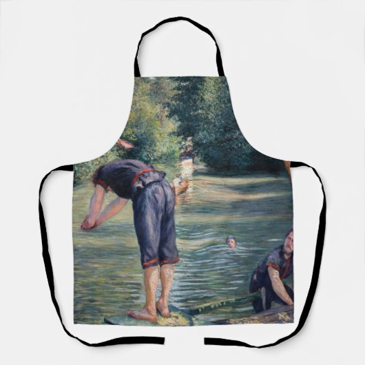 Gustave Caillebotte - Bathers, Bank of the Yerres Schort (Voorkant)