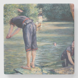 Gustave Caillebotte - Bathers, Bank of the Yerres Stenen Onderzetter