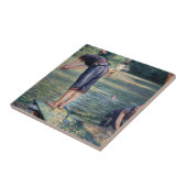 Gustave Caillebotte - Bathers, Bank of the Yerres Tegeltje (Zijkant)