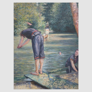 Gustave Caillebotte - Bathers, Bank of the Yerres Tissuepapier