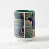 Gustave Caillebotte - Bathers, Bank of the Yerres Tweekleurige Koffiemok (Center)