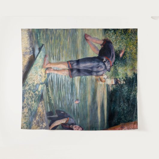 Gustave Caillebotte - Bathers, Bank of the Yerres Wandkleed (Voorkant (horizontaal))