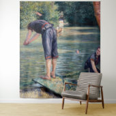 Gustave Caillebotte - Bathers, Bank of the Yerres Wandkleed (In situ)
