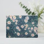 Gustave Caillebotte - Bed of Daisies, Detail Bedankkaart (Staand voorkant)