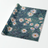 Gustave Caillebotte - Bed of Daisies, Detail Cadeaupapier (Uitgerold)