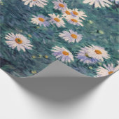 Gustave Caillebotte - Bed of Daisies, Detail Cadeaupapier (Hoek)