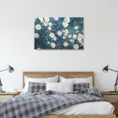 Gustave Caillebotte - Bed of Daisies, Detail Canvas Afdruk (Insitu (Slaapkamer))