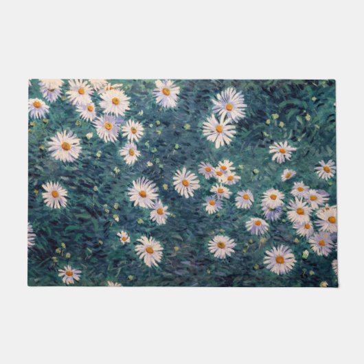 Gustave Caillebotte - Bed of Daisies, Detail Deurmat (Voorkant)