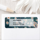 Gustave Caillebotte - Bed of Daisies, Detail Etiket (Insitu)