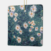 Gustave Caillebotte - Bed of Daisies, Detail Keramisch Ornament (Links)