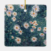 Gustave Caillebotte - Bed of Daisies, Detail Keramisch Ornament (Achterkant)