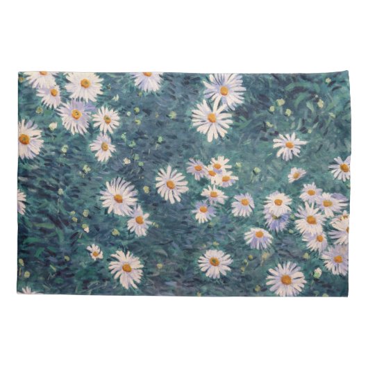 Gustave Caillebotte - Bed of Daisies, Detail Kussensloop (Achterkant)