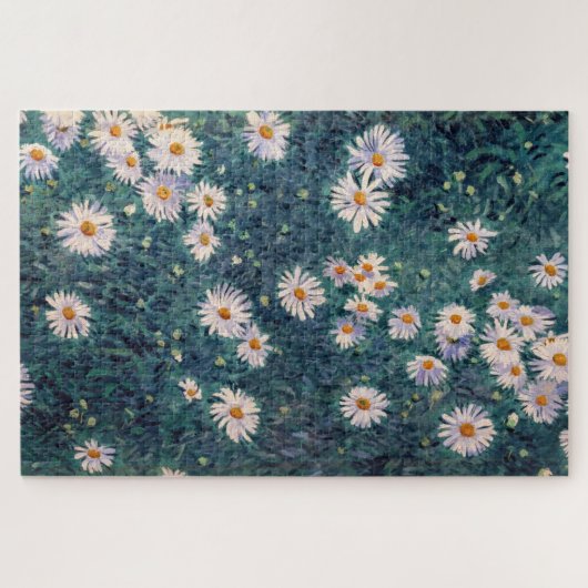 Gustave Caillebotte - Bed of Daisies, Detail Legpuzzel (Horizontaal)