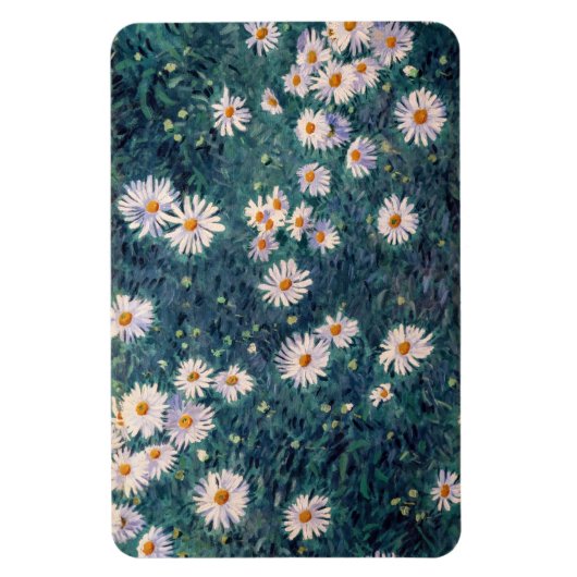 Gustave Caillebotte - Bed of Daisies, Detail Magneet (Verticaal)