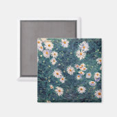 Gustave Caillebotte - Bed of Daisies, Detail Magneet (Voorkant / Achterkant)
