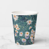 Gustave Caillebotte - Bed of Daisies, Detail Papieren Bekers (Achterkant)