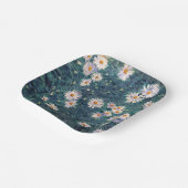 Gustave Caillebotte - Bed of Daisies, Detail Papieren Bordje (Gebogen)