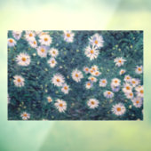 Gustave Caillebotte - Bed of Daisies, Detail Raamsticker (Vel 3)