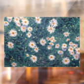 Gustave Caillebotte - Bed of Daisies, Detail Raamsticker (Vel 2)