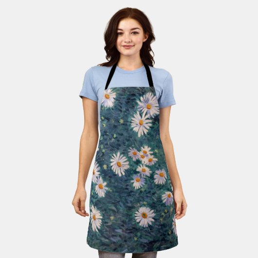 Gustave Caillebotte - Bed of Daisies, Detail Schort (Gedragen)