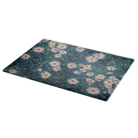 Gustave Caillebotte - Bed of Daisies, Detail Snijplank (Hoek)