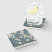 Gustave Caillebotte - Bed of Daisies, Detail Stenen Onderzetter (Zijkant)