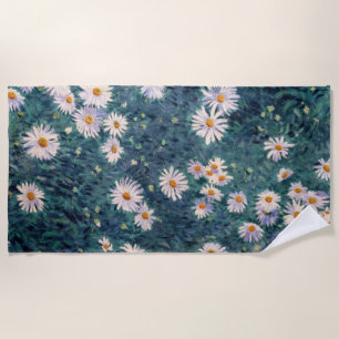 Gustave Caillebotte - Bed of Daisies, Detail Strandlaken