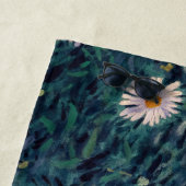 Gustave Caillebotte - Bed of Daisies, Detail Strandlaken (In situ)