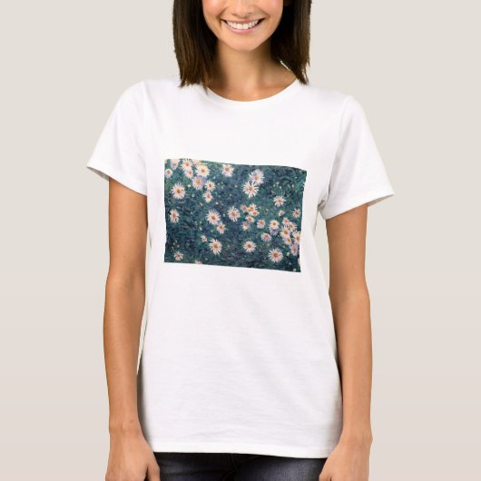 Gustave Caillebotte - Bed of Daisies, Detail T-shirt (Voorkant)