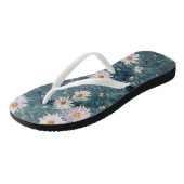 Gustave Caillebotte - Bed of Daisies, Detail Teenslippers (Schuin)