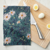 Gustave Caillebotte - Bed of Daisies, Detail Theedoek (Quarter Fold)