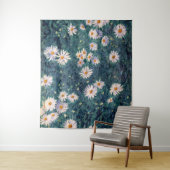 Gustave Caillebotte - Bed of Daisies, Detail Wandkleed (In situ)