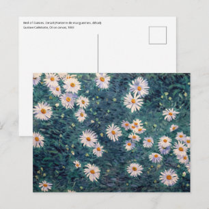 Gustave Caillebotte - Bloembed van Madeliefjes, De Briefkaart