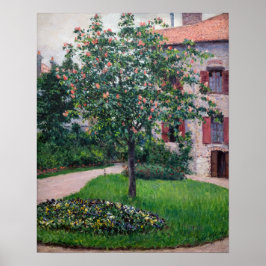 Gustave Caillebotte - Bomen in Bloei Poster