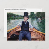 Gustave Caillebotte - Bootfeest Briefkaart (Voorkant / Achterkant)