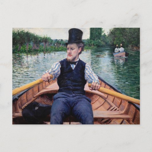 Gustave Caillebotte - Bootfeest Briefkaart (Voorkant)