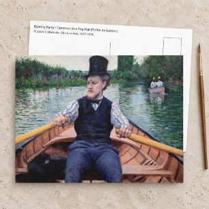 Gustave Caillebotte - Bootpartij Briefkaart
