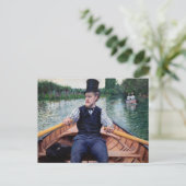 Gustave Caillebotte - Bootpartij Briefkaart (Staand voorkant)